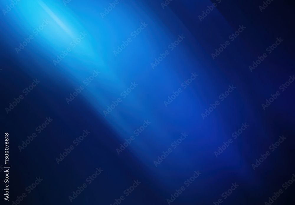 Poster abstract blue gradient background with smooth waves and light effects creating a serene and calming 