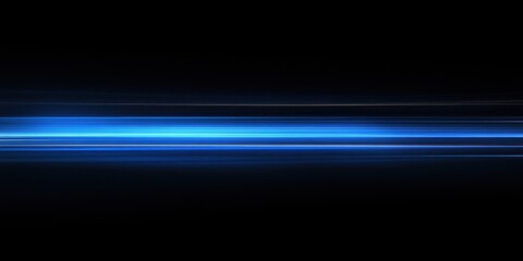 Obraz premium Abstract Blue Light Stream on Black Background Creating a Dynamic and Modern Visual Experience for Digital Art or Technology Projects