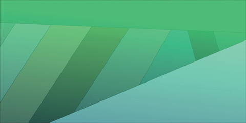 Geometric shapes on abstract green background .vector illustrator