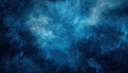 Fototapeta premium Abstract Blue Smoke Texture with Mysterious Hues and Luminous Light Effects for Background Design and Artistic Compositions