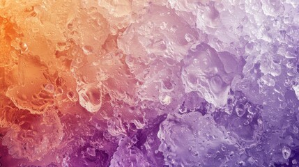 Abstract shimmering ice crystals with gradient coloring background texture