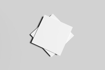 Square Flyer Blank Mockup