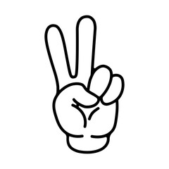 Peace Sign Vector Icon