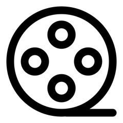 multimedia outline icons