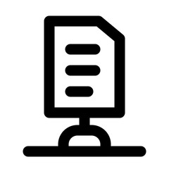 multimedia outline icons