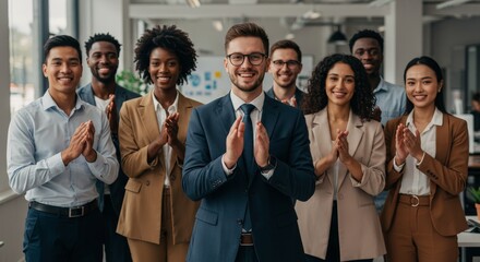 Obraz premium business people in a meeting