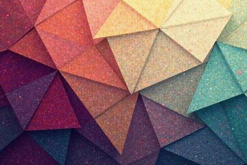 Obraz premium Interlocking triangles, muted tones, subtle texture , calm, sophisticated, muted tones