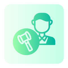 lawyer gradient icon