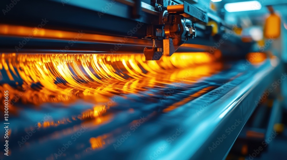 Poster futuristic design with soft lighting in professional setting