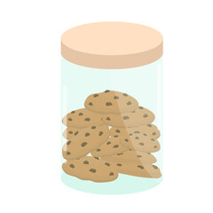 Delicious Chocolate Chip Cookies Illustration