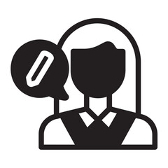 Authorship  glyph icon