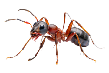 ant isolated on transparent background