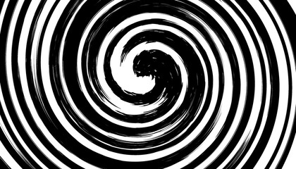 black and white spiral background