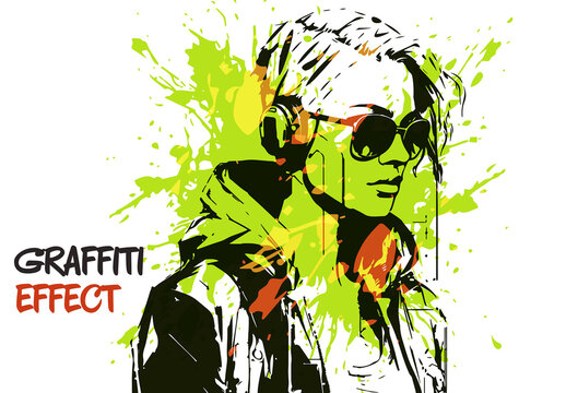 Graffiti Photo Effect for Art Style