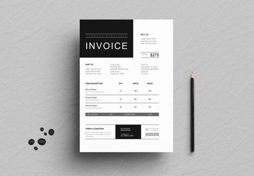 Professional Invoice Template