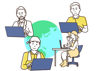 ビジネスネット販売をする、販路拡大