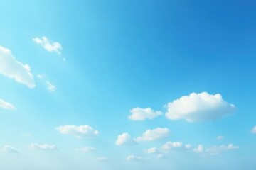 Fototapeta premium Pale blue sky, scattered cirrus clouds, sunny day , spacious, wispy, texture