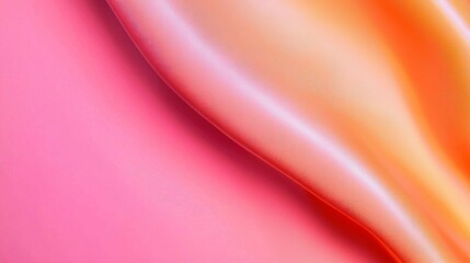 Abstract Pink and Orange Draped Fabric Texture