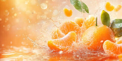 Vibrant and Juicy Citrus Fruits Including Fresh Oranges, Tangerines, and Kumquats with Bright and Refreshing Aesthetic in Stunning Close-Up