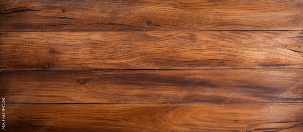 Fototapete rustic wooden table surface with rich brown tones and visible grain patterns, arranged horizontally,