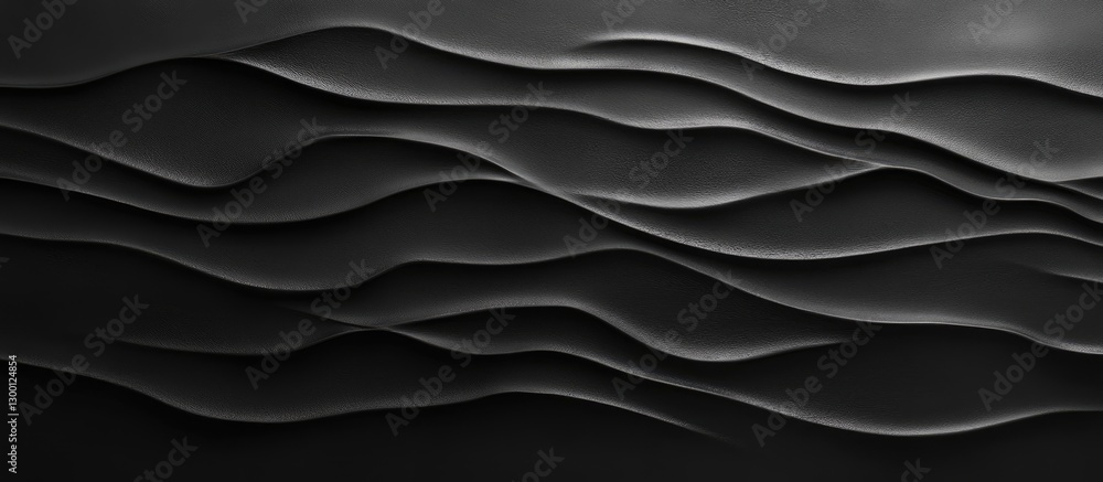 Fototapete textured black clay background featuring smooth wavy patterns with variations in light and shadow cr