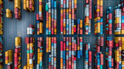Fototapeta premium Optimizing global logistics network integration worldwide industry report business environment strategic perspective seamless solutions