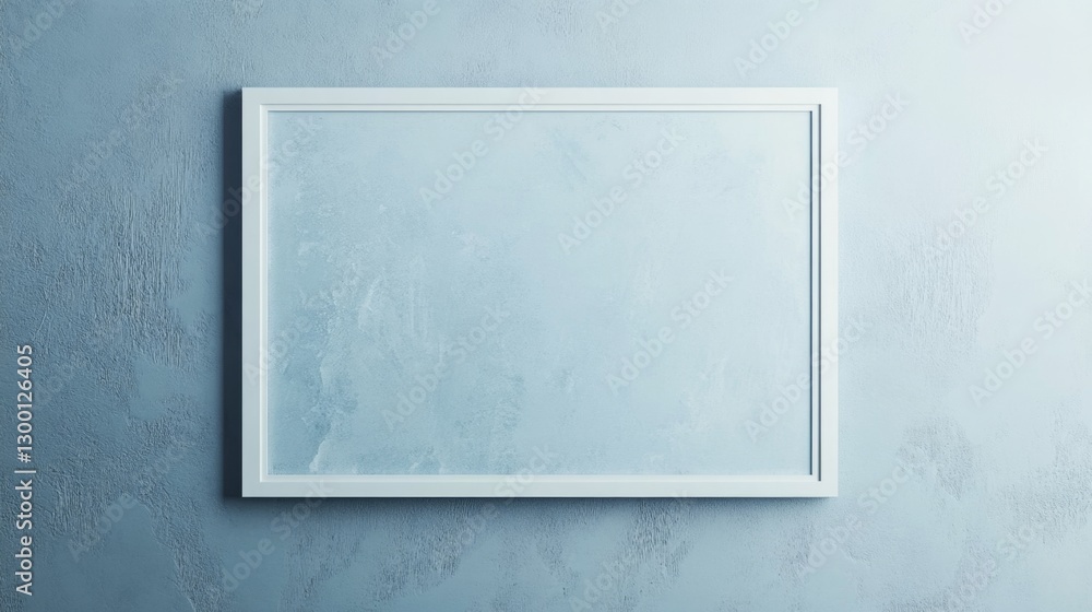 Poster creating a serene atmosphere soft blue backgrounds digital art abstract environment calming concept