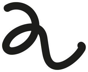 black line, squiggly line