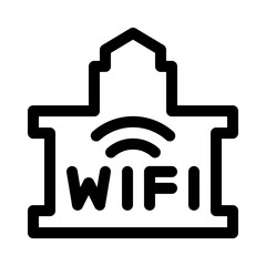 Wi line icon