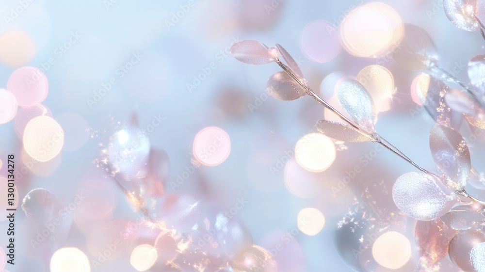Aufkleber smooth pastel, flowing metallic waves create an elegant and abstract design, perfect for background 