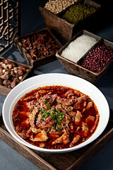 Sichuan style spicy boiled meat