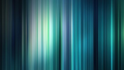 Abstract vertical lines in shades of blue and green, creating a tranquil and modern background suitable for various design projects and artistic use