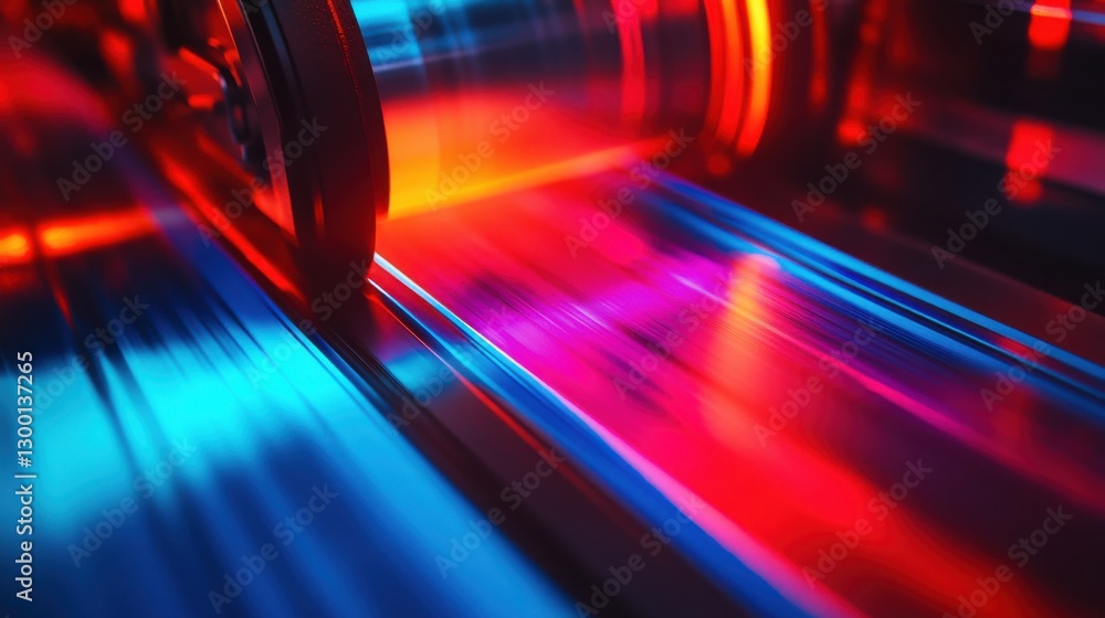 Poster vibrant press with sharp colors for custom designs