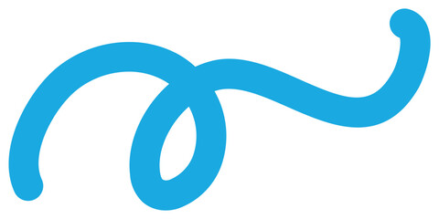 geschwungene blaue Linien