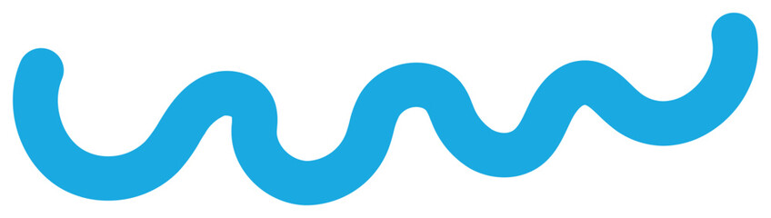 geschwungene blaue Linien