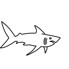 Shark Outline Vector 