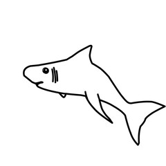 Shark Outline Vector 