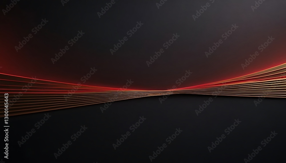 Fototapete luxury red gold title border background black abstract text banner blank vip backdrop with golden fr