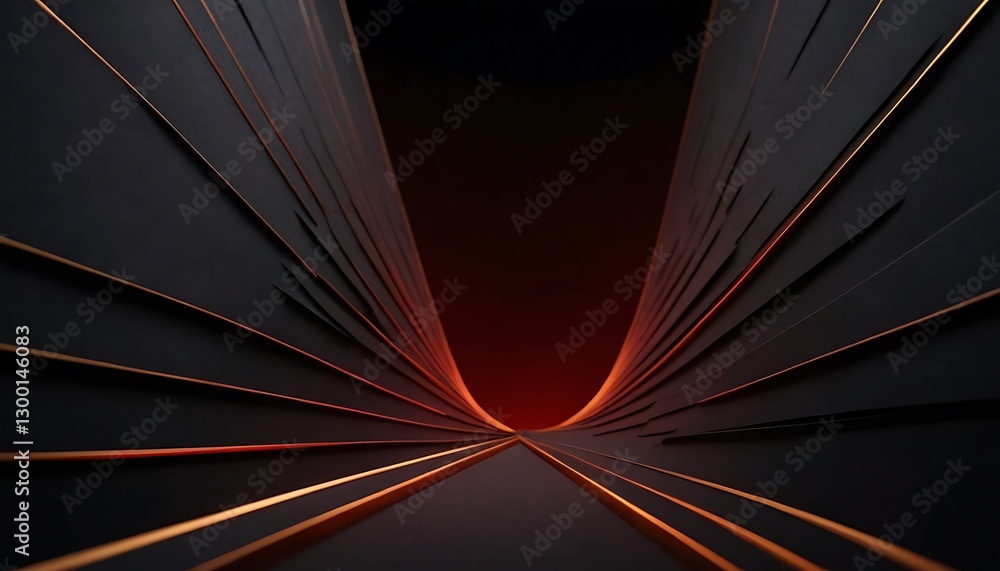 Fototapete luxury red gold title border background black abstract text banner blank vip backdrop with golden fr