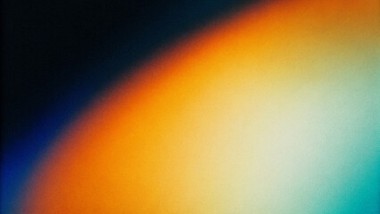 Vibrant Gradient Texture with Film Grain Effect