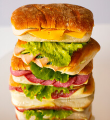 ham and cheese sandwich