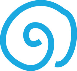 geschwungene blaue Linien