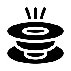 Balance Board for Stability Training glyph icon