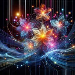 Electronic Web3 Flowers
