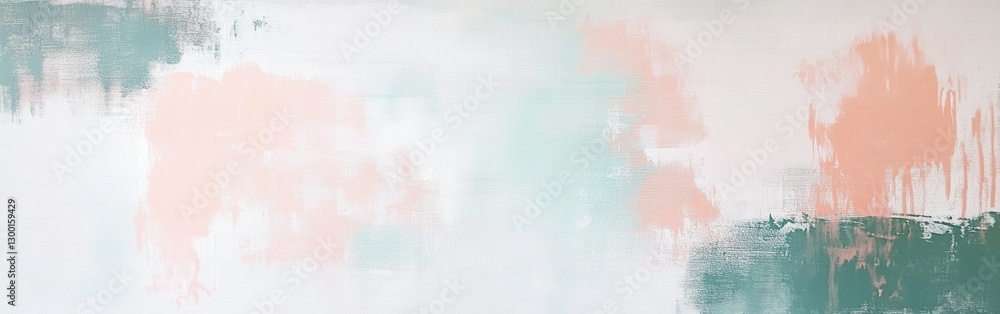 Aufkleber soft white canvas with faint pencil strokes creates a serene atmosphere in an art studio
