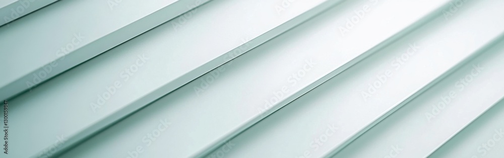 Aufkleber Soft muted mint pencil strokes create a calming background with an elegant texture and dimensional lines