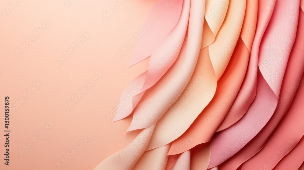Poster Soft gradient fill features pastel colors flowing gently together, creating an elegant and soothing visual effect in a harmonious design