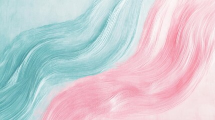 Obraz premium Soft pastel colors blend seamlessly in minimalist design expressing calmness and creativity in art