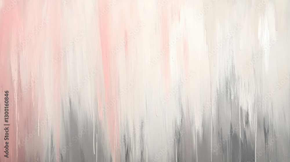 Aufkleber ethereal vertical streaks of blush pink and soft gray create a soothing backdrop suitable for modern