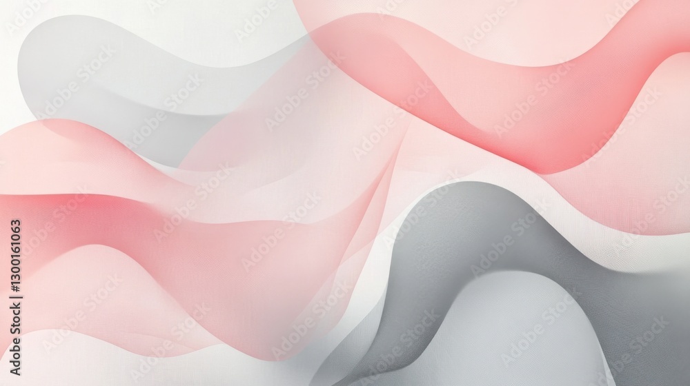 Poster soft gradient of elegant pencil strokes creating dynamic, flowing waves in soothing colors of grey a